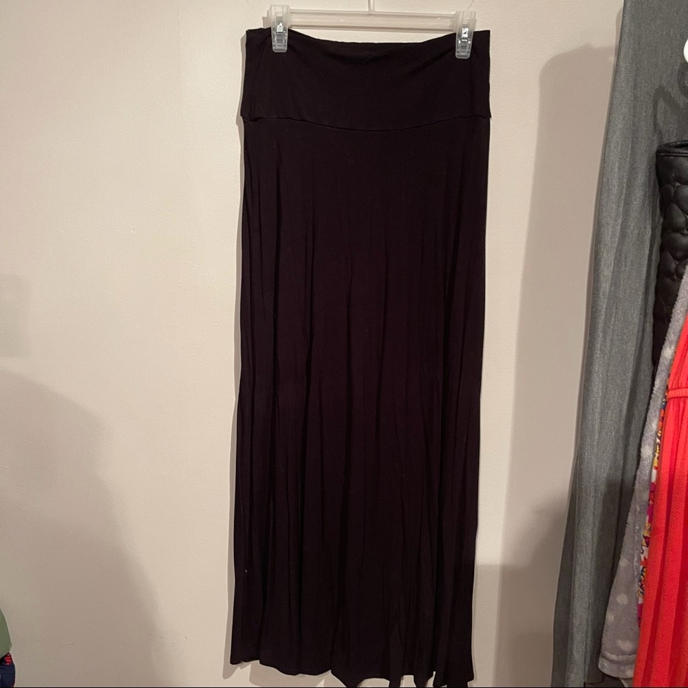 Black maxi dress